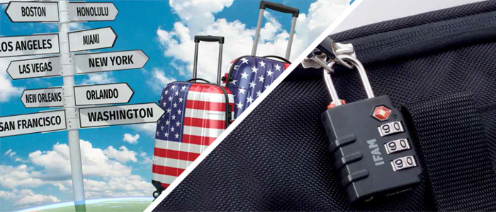 Cadenas TSA pour Valise Voyages aux États-Unis