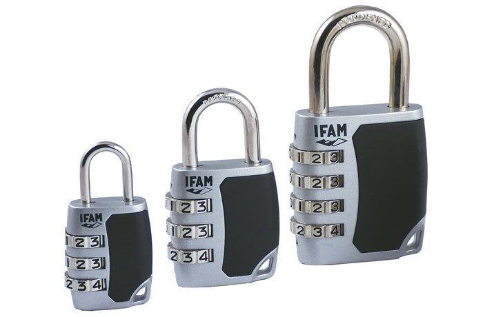 Cadenas à combinaison IFAM R4MK avec clé de secours